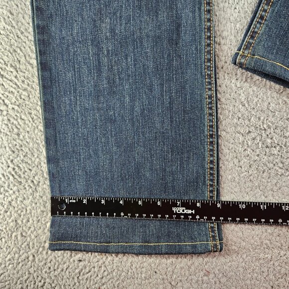 Bulwark FR Jeans Women 10 (33x33) Blue High Rise Straight Flame Resistant Curvy - Picture 12 of 16